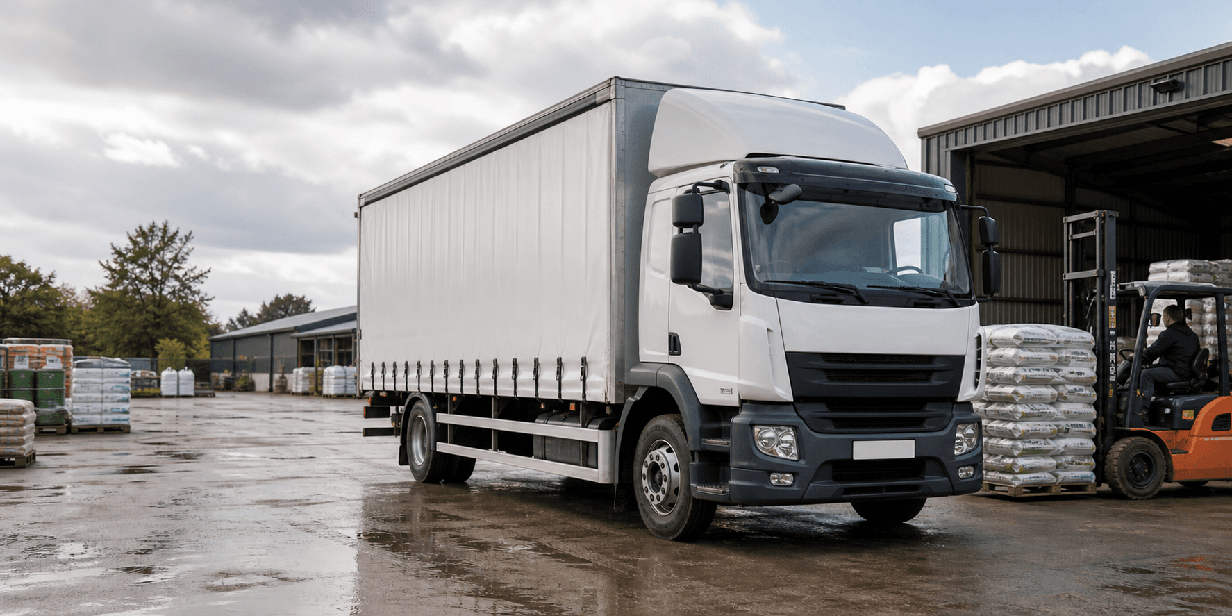 Self-drive truck available for heavier transport in Bourn