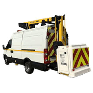 12.5 metre cherry picker vehicle hire in Bourn